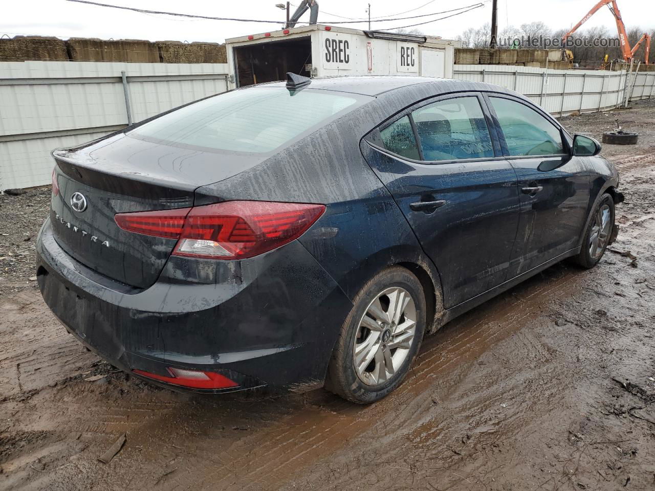 2019 Hyundai Elantra Sel Black vin: 5NPD84LF1KH399590