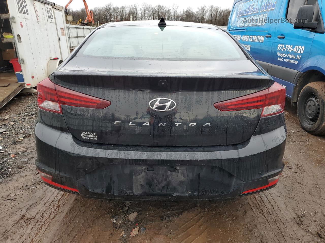 2019 Hyundai Elantra Sel Black vin: 5NPD84LF1KH399590