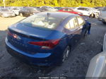 2019 Hyundai Elantra Sel Blue vin: 5NPD84LF1KH410829