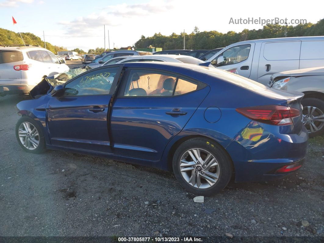 2019 Hyundai Elantra Sel Blue vin: 5NPD84LF1KH410829