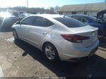 2019 Hyundai Elantra Sel Silver vin: 5NPD84LF1KH417795