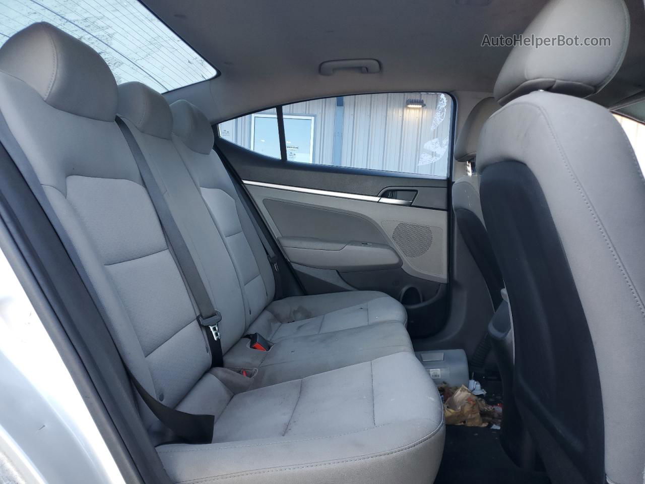 2019 Hyundai Elantra Sel Серебряный vin: 5NPD84LF1KH417893