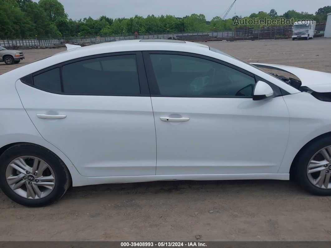 2019 Hyundai Elantra Value Edition White vin: 5NPD84LF1KH427159