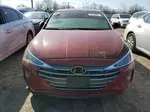 2019 Hyundai Elantra Sel Красный vin: 5NPD84LF1KH432300