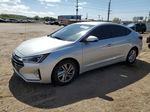 2019 Hyundai Elantra Sel Silver vin: 5NPD84LF1KH446889