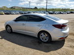 2019 Hyundai Elantra Sel Silver vin: 5NPD84LF1KH446889