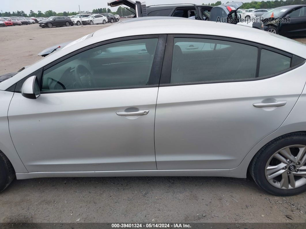 2019 Hyundai Elantra Sel Silver vin: 5NPD84LF1KH466141