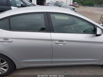 2019 Hyundai Elantra Sel Silver vin: 5NPD84LF1KH466141