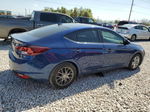 2019 Hyundai Elantra Sel Blue vin: 5NPD84LF1KH466656