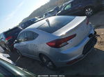 2019 Hyundai Elantra Sel Silver vin: 5NPD84LF1KH472411