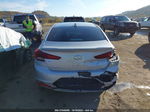 2019 Hyundai Elantra Sel Silver vin: 5NPD84LF1KH472411