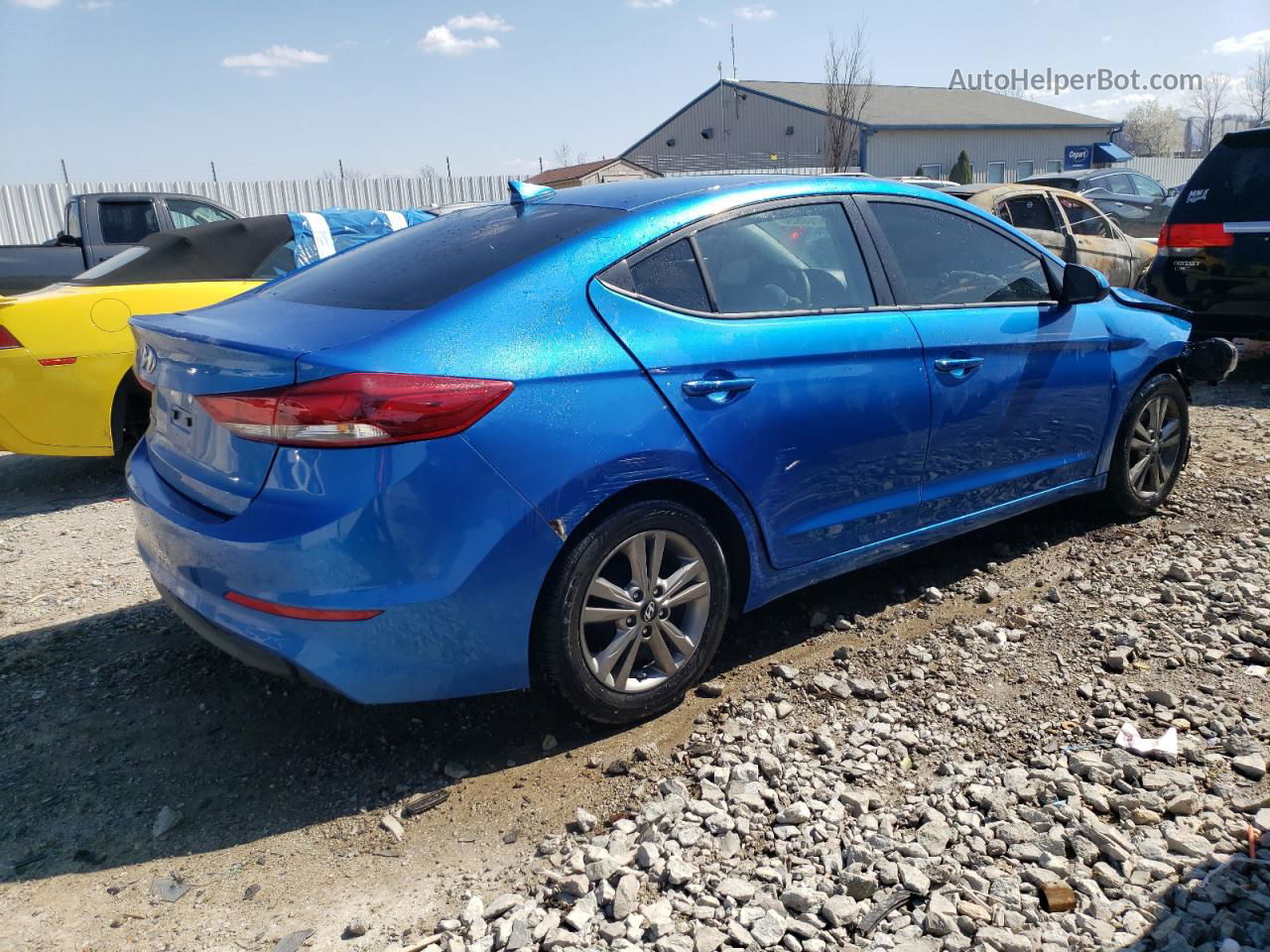 2017 Hyundai Elantra Se Blue vin: 5NPD84LF2HH004888