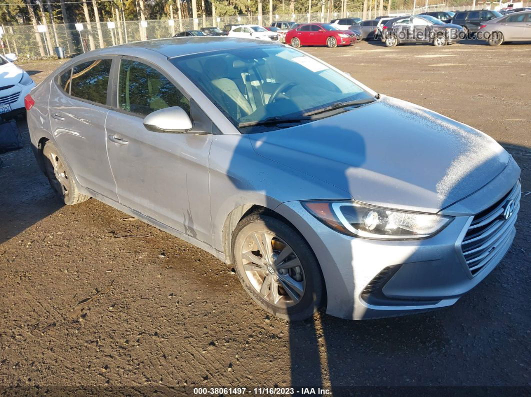 2017 Hyundai Elantra Se Silver vin: 5NPD84LF2HH010013