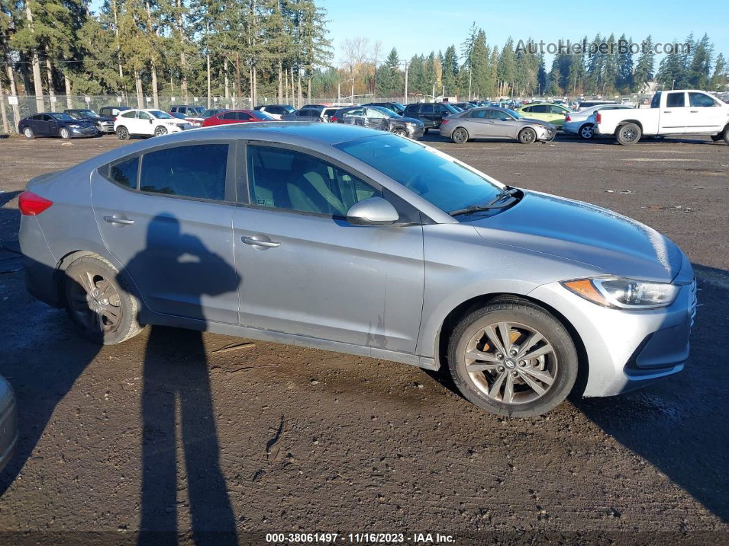 2017 Hyundai Elantra Se Silver vin: 5NPD84LF2HH010013