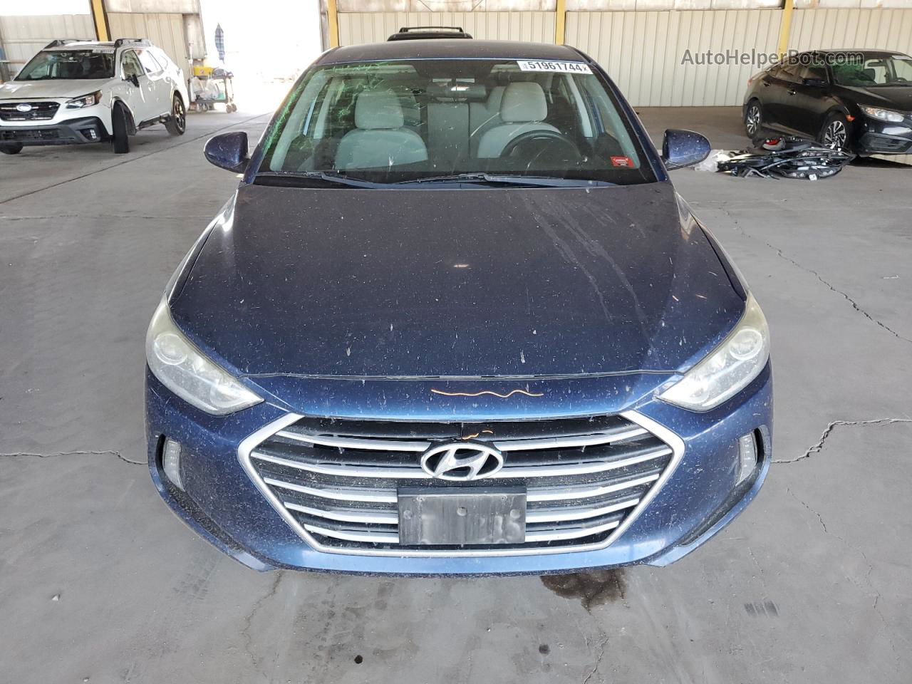 2017 Hyundai Elantra Se Blue vin: 5NPD84LF2HH012778