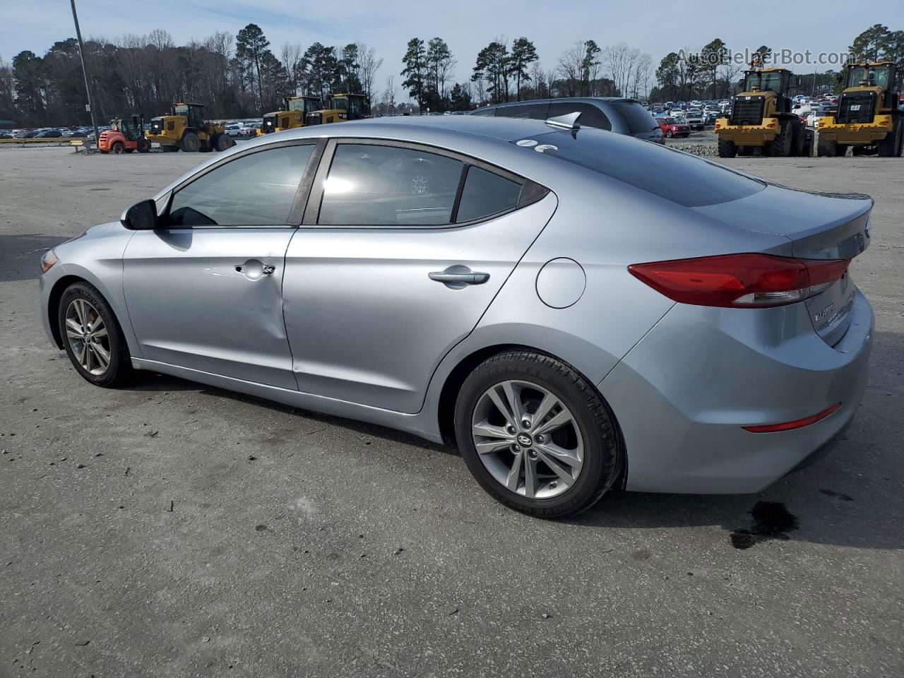 2017 Hyundai Elantra Se Silver vin: 5NPD84LF2HH024302