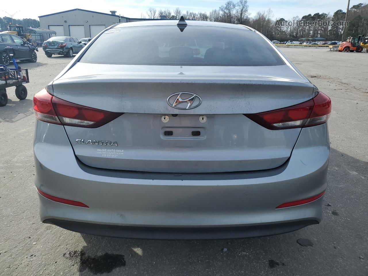 2017 Hyundai Elantra Se Silver vin: 5NPD84LF2HH024302