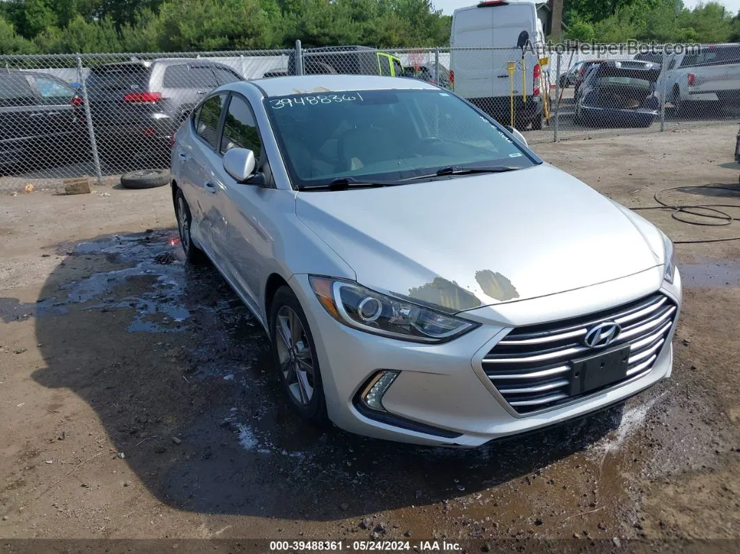 2017 Hyundai Elantra Se Silver vin: 5NPD84LF2HH038538