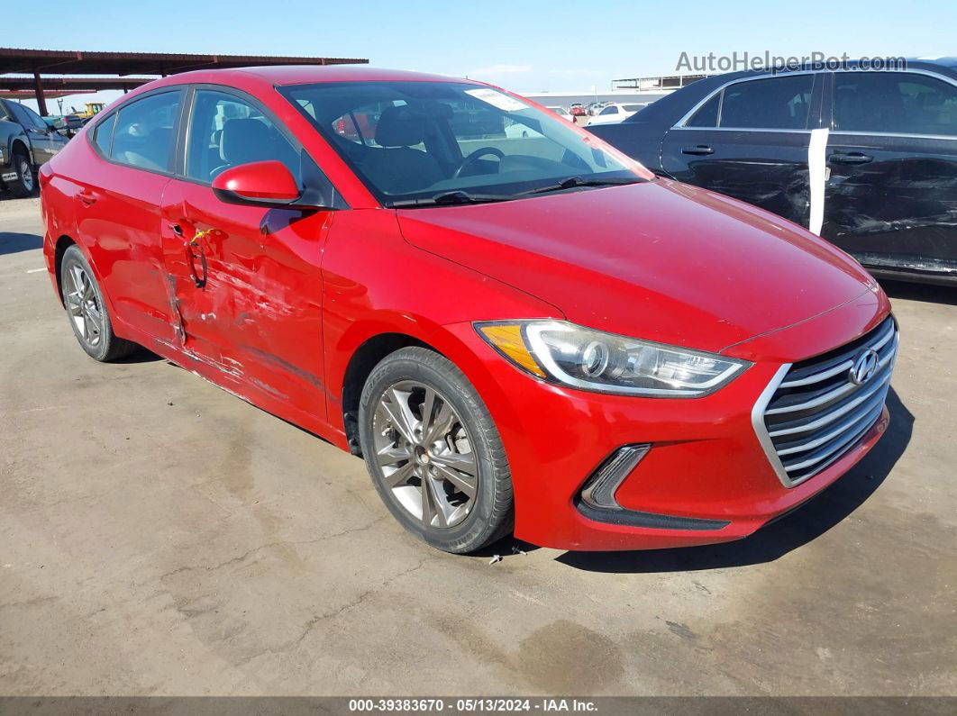 2017 Hyundai Elantra Se Red vin: 5NPD84LF2HH041018