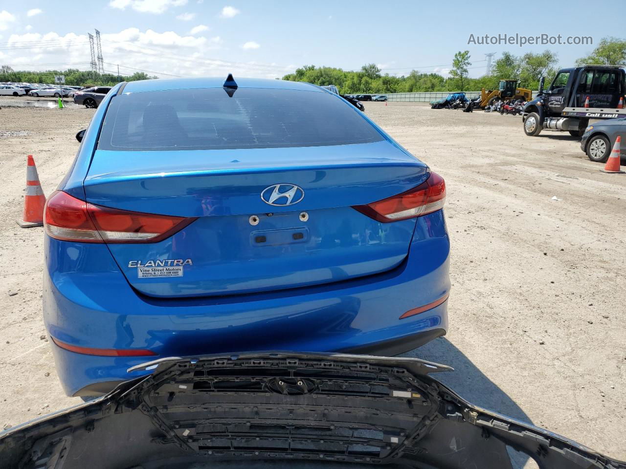 2017 Hyundai Elantra Se Blue vin: 5NPD84LF2HH043660