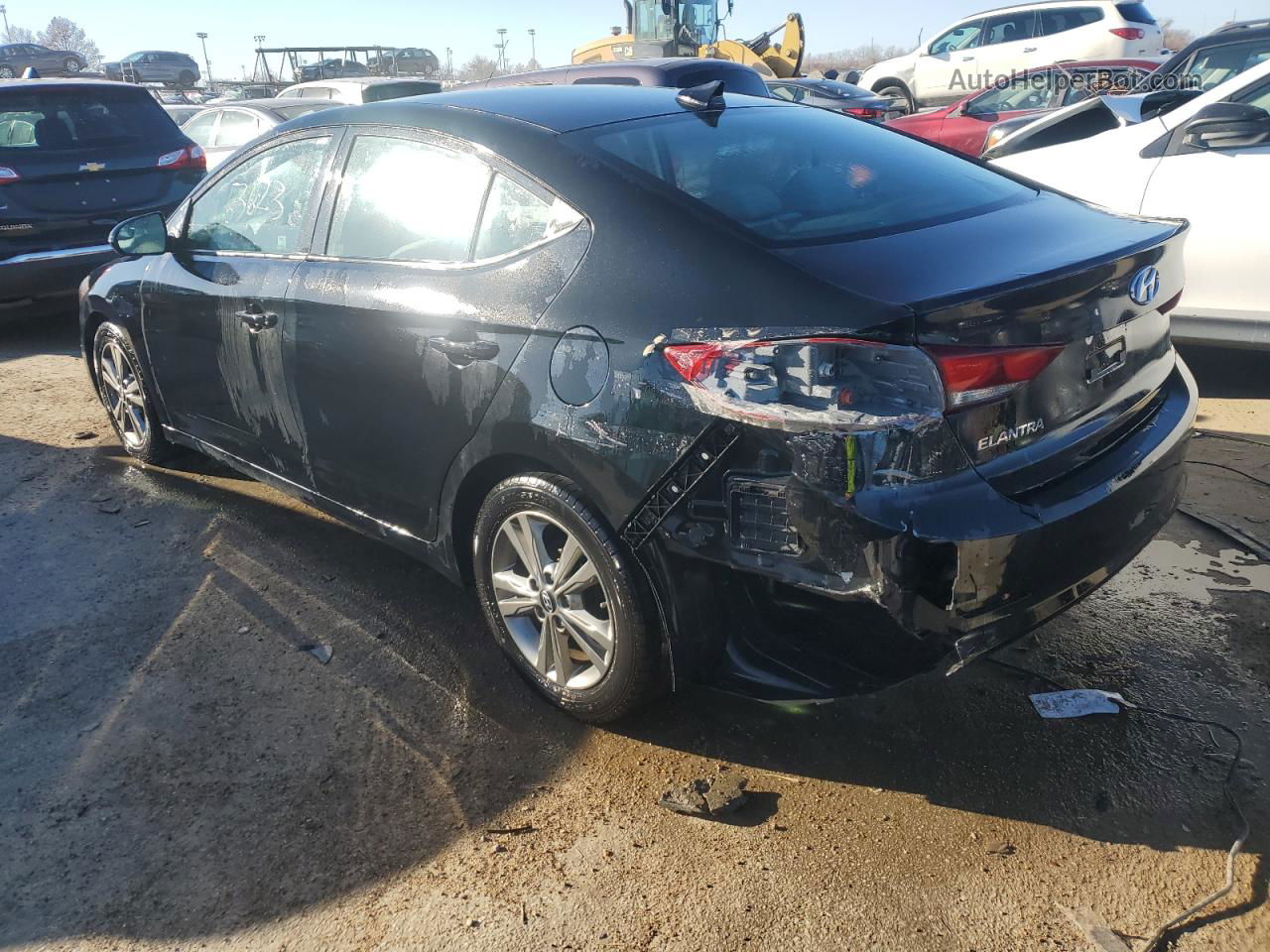 2017 Hyundai Elantra Se Черный vin: 5NPD84LF2HH050303