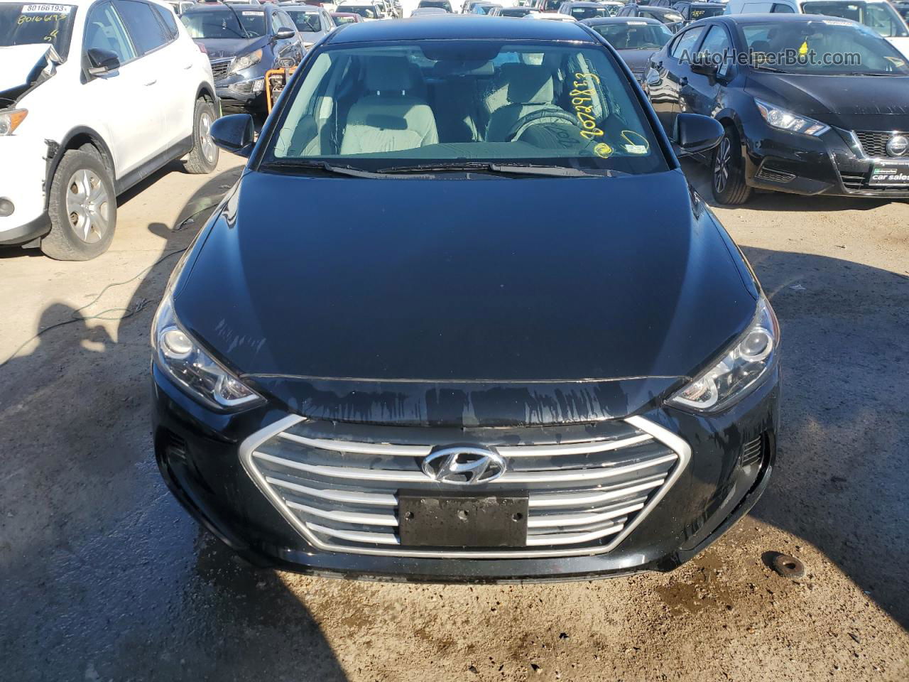 2017 Hyundai Elantra Se Черный vin: 5NPD84LF2HH050303