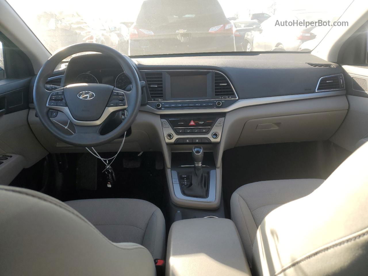 2017 Hyundai Elantra Se Черный vin: 5NPD84LF2HH050303