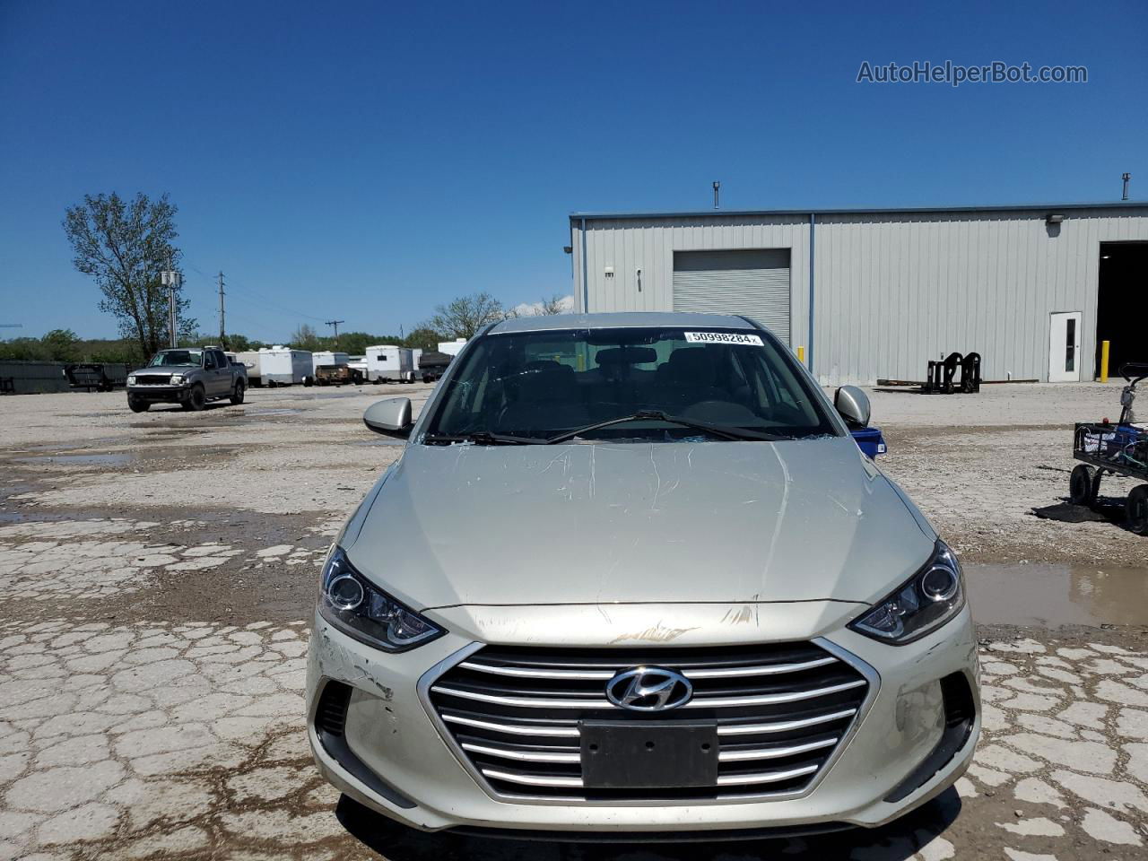 2017 Hyundai Elantra Se Beige vin: 5NPD84LF2HH078229