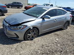 2017 Hyundai Elantra Se Silver vin: 5NPD84LF2HH106157