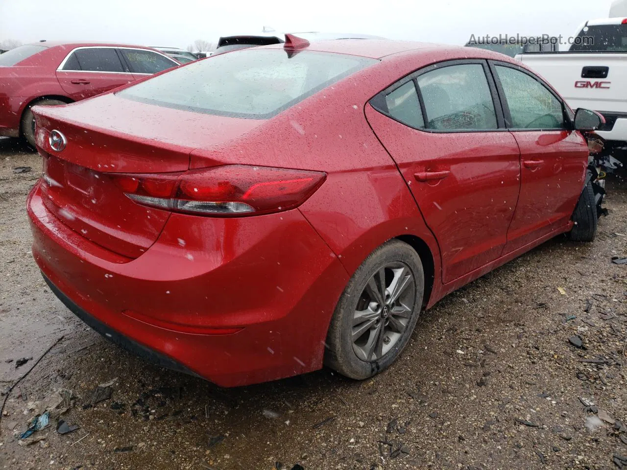 2017 Hyundai Elantra Se Red vin: 5NPD84LF2HH131236