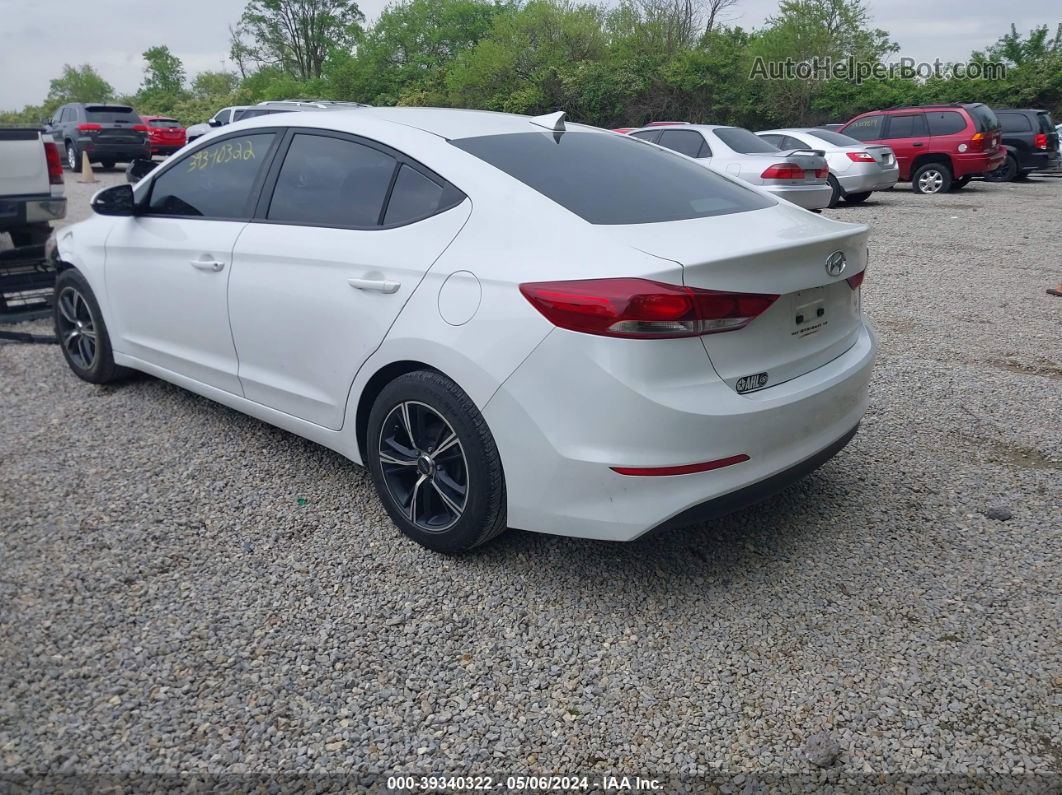 2017 Hyundai Elantra Se White vin: 5NPD84LF2HH149686