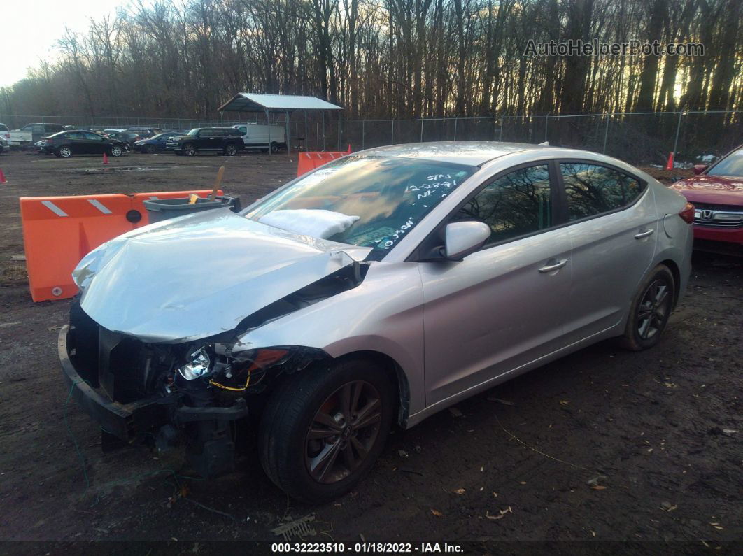 2017 Hyundai Elantra Se Silver vin: 5NPD84LF2HH154306