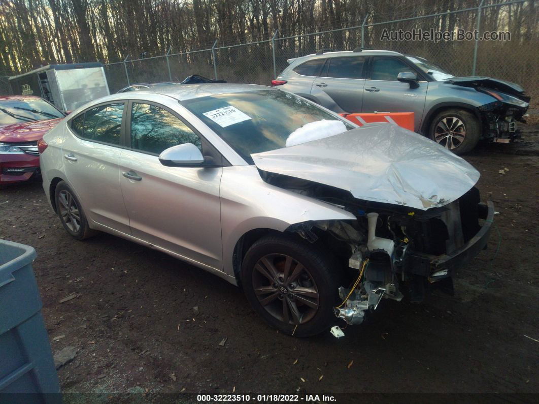 2017 Hyundai Elantra Se Silver vin: 5NPD84LF2HH154306