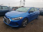 2017 Hyundai Elantra Se Синий vin: 5NPD84LF2HH187581