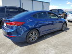 2018 Hyundai Elantra Sel Blue vin: 5NPD84LF2JH259370