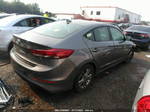 2018 Hyundai Elantra Sel Gray vin: 5NPD84LF2JH264908