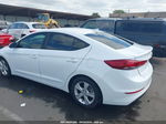 2018 Hyundai Elantra Sel Белый vin: 5NPD84LF2JH277464