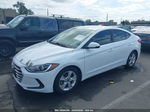 2018 Hyundai Elantra Sel White vin: 5NPD84LF2JH277464