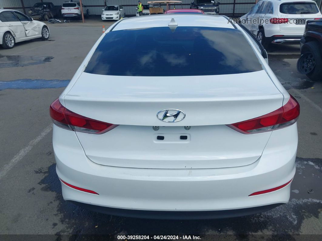 2018 Hyundai Elantra Sel Белый vin: 5NPD84LF2JH277464