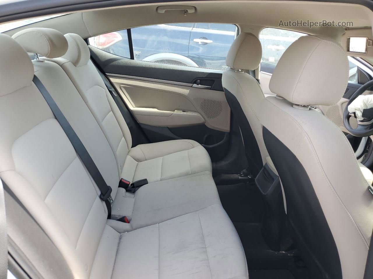 2018 Hyundai Elantra Sel White vin: 5NPD84LF2JH282129