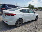 2018 Hyundai Elantra Sel White vin: 5NPD84LF2JH282129