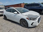 2018 Hyundai Elantra Sel White vin: 5NPD84LF2JH282129