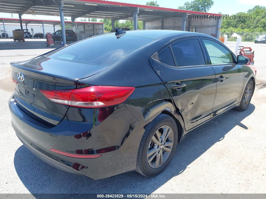 2018 Hyundai Elantra Sel Black vin: 5NPD84LF2JH285337