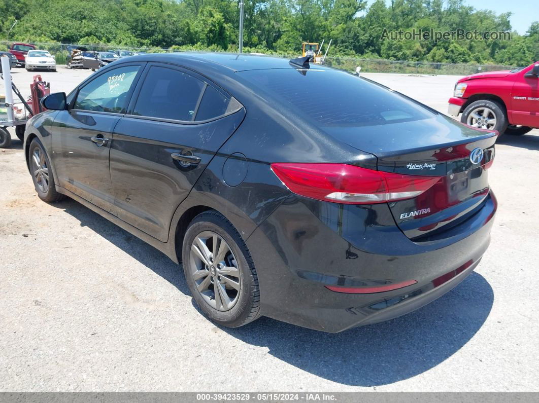 2018 Hyundai Elantra Sel Black vin: 5NPD84LF2JH285337