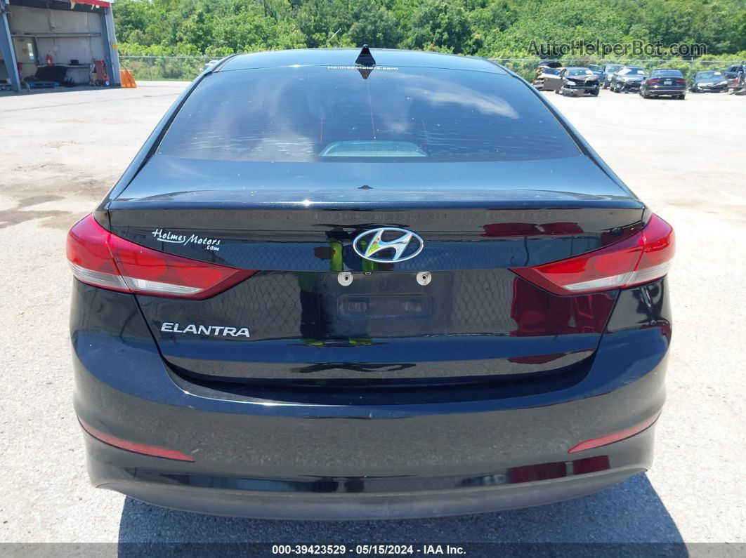 2018 Hyundai Elantra Sel Black vin: 5NPD84LF2JH285337