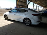 2018 Hyundai Elantra Sel White vin: 5NPD84LF2JH288867