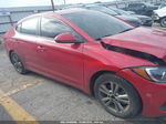 2018 Hyundai Elantra Sel Red vin: 5NPD84LF2JH311709