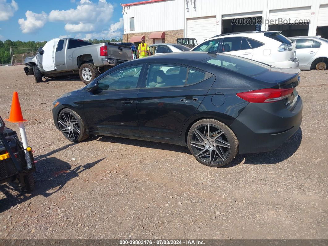 2018 Hyundai Elantra Sel Black vin: 5NPD84LF2JH336819