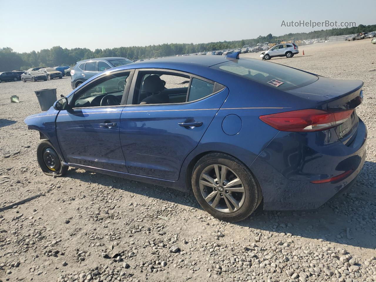 2018 Hyundai Elantra Sel Blue vin: 5NPD84LF2JH346783