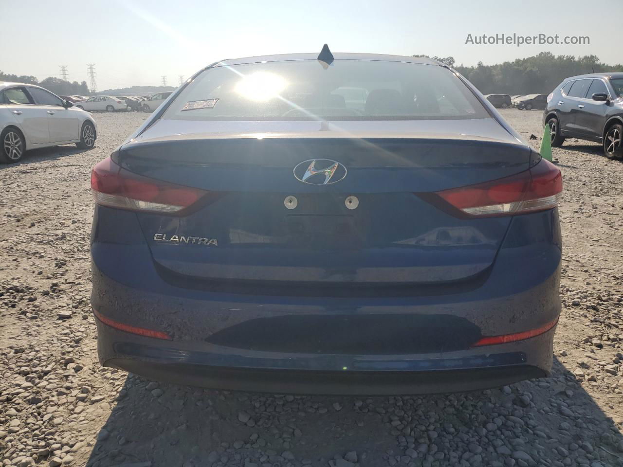2018 Hyundai Elantra Sel Blue vin: 5NPD84LF2JH346783